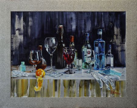 Марина Нико (Картина, живопись - 
                  80 x 60 см) Новый год