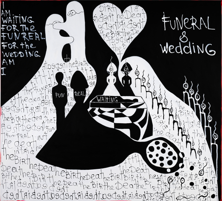Екатерина Доронина (Картина, живопись - 
                  110 x 100 см) Funeral & Wedding