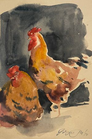 Надежда Воронцова (Авторская графика - 
                  20 x 30 см) Петушки