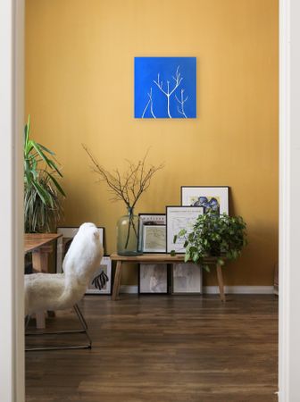 Оливия Лем (Картина, живопись - 
                  40 x 40 см) Деревья