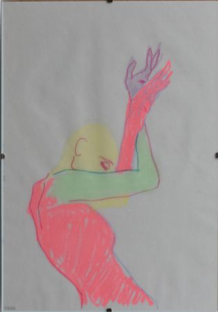 Анастасия Малиновская (Авторская графика - 
                  20 x 30 см) В молчании так много слов