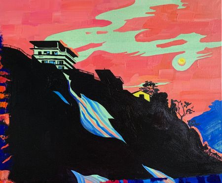 Антонина Осипенко (Картина, живопись - 
                  60 x 50 см) Хижина