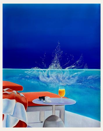 Елена Курочко (Графика цифровая (принты) - 
                  42 x 54 см) Жикле "Sunbath"