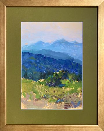 Алина Буглеева (Авторская графика - 
                  25 x 35 см) Этюды в горах