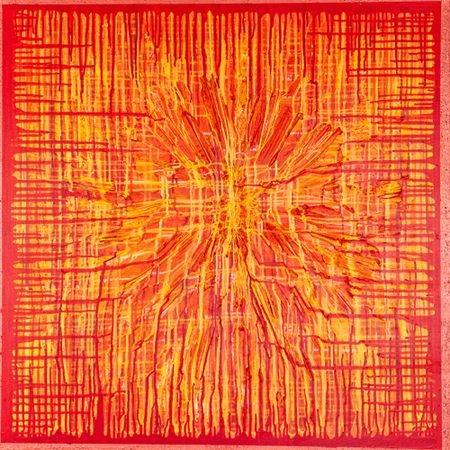Антон Кузнецов (Картина, живопись - 
                  100 x 100 см) Внутренний огонь
