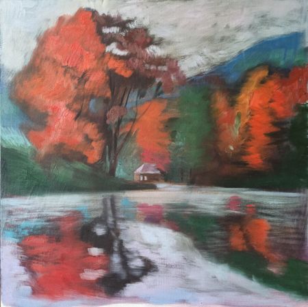 Анастасия Полякова (Авторская графика - 
                  50 x 50 см) Дерево