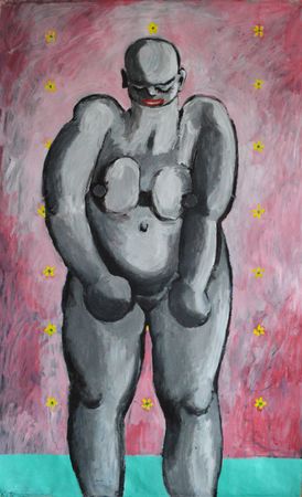 Лиля Ким (Картина, живопись - 
                  100 x 160 см) Рождение весны