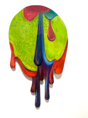 Нисо Атаханова (Объект - 
                  28 x 44 см) Панно трансформер