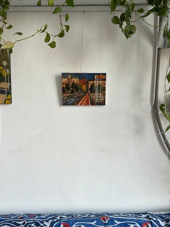 Мила Гаврилова (Картина, живопись - 
                  24 x 18 см) Крепостной мост