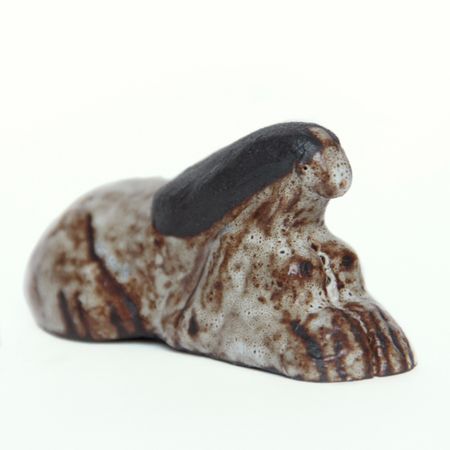 Полина Полнимер (Скульптура - 
                  11.5 x 5 см) Отдыхающая