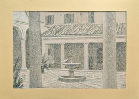 Анастасия Мотина (Авторская графика - 
                  35 x 25 см) Сан Клименте