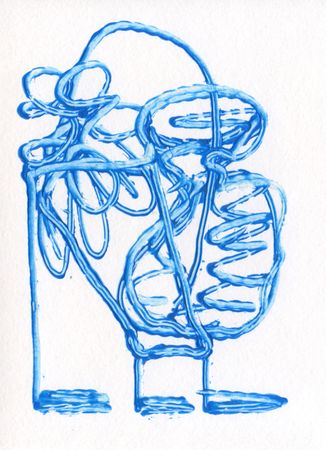 Дмитрий Кавка (Авторская графика - 
                  14.8 x 21 см) Натюрморт