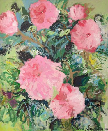 Анна Ганина (Картина, живопись - 
                  110 x 120 см) Where wild rose grows