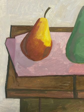 Александра Бурмистрова (Авторская графика - 
                  40 x 30 см) Три груши