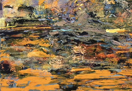 Полина Заремба (Картина, живопись - 
                  100 x 150 см) Закат