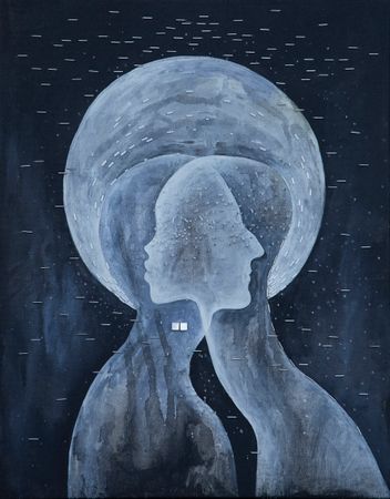 Елизавета Журавлева (Картина, живопись - 
                  40 x 50 см) Уязвимость