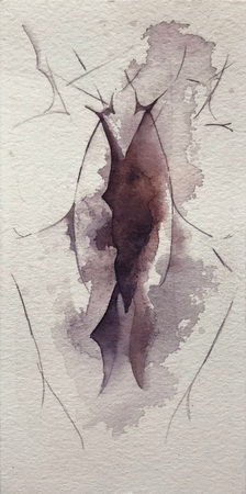 Александра Павловская (Авторская графика - 
                  8 x 16 см) The Unconsciousnesses 4