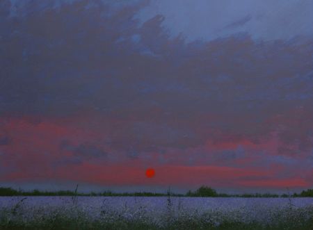 Никита Лобачёв (Картина, живопись - 
                  80 x 60 см) На закате летних дней