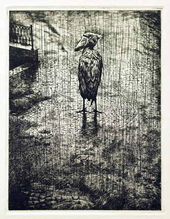 Александр Коряшкин (Графика печатная - 
                  11 x 14 см) Одиночество китоглава