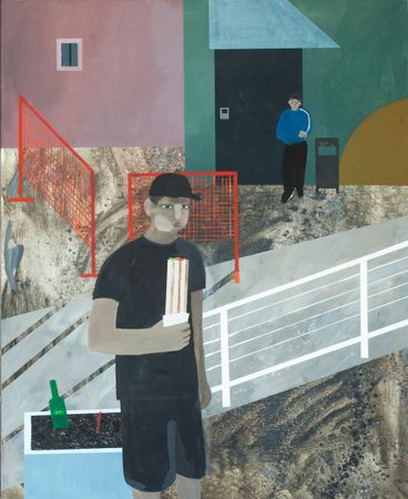 Анна Мельниченко (Картина, живопись - 
                  90 x 110 см) Шаверма