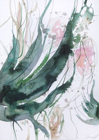 Ирен Мусина (Авторская графика - 
                  21 x 27.9 см) Зимние тропики #2