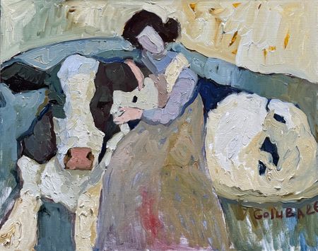 Анна Голубь (Картина, живопись - 
                  50 x 40 см) Дом там, где я