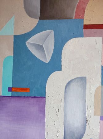 Марина Тийк (Картина, живопись - 
                  90 x 110 см) День зимнего солнцестояния
