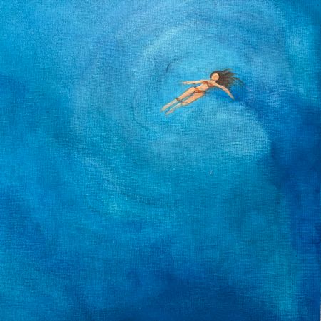 Елена Королева (Авторская графика - 
                  50 x 50 см) Океан