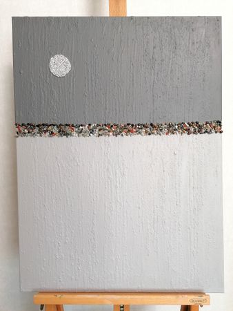 Юлия Куртова (Картина, живопись - 
                  60 x 80 см) Ночь