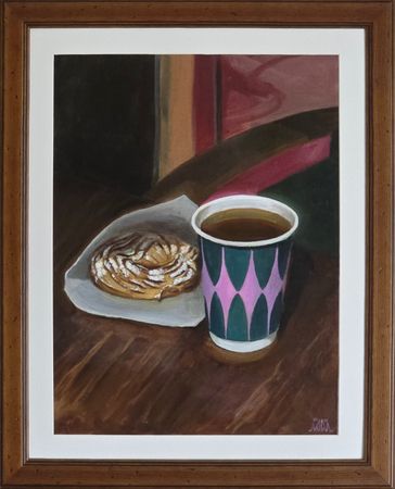 Мария Максимова (Картина, живопись - 
                  42 x 52 см) COFFEBREAK