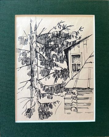 Алина Буглеева (Авторская графика - 
                  20 x 25 см) Ель