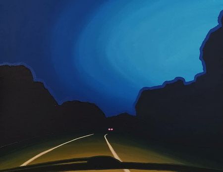Антон Куприянов (Картина, живопись - 
                  70 x 70 см) Evening way