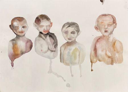 Лина Кордюченко (Авторская графика - 
                  40 x 30 см) Братья