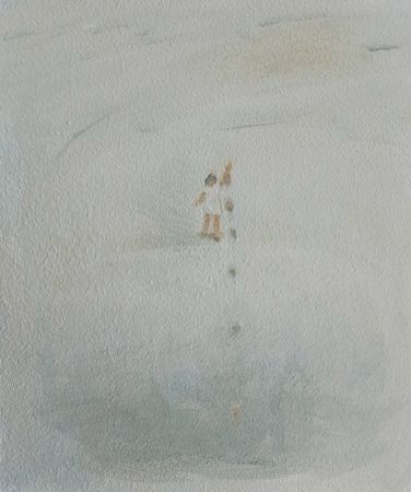 Елена Хасанова (Картина, живопись - 
                  28 x 33 см) Исследовательница