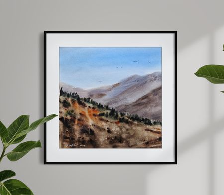 Светлана Юматова (Авторская графика - 
                  30 x 30 см) Путешествие