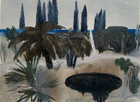 Соня Козлова (Графика печатная - 
                  31 x 23 см) Лист 2 из цикла "Вариации: юг"