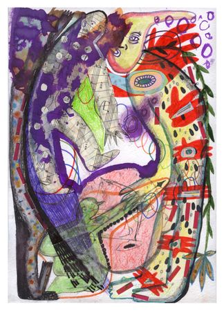 Оля Душкина (Авторская графика - 
                  21 x 29.7 см) Отстань, ты мне не нравишься