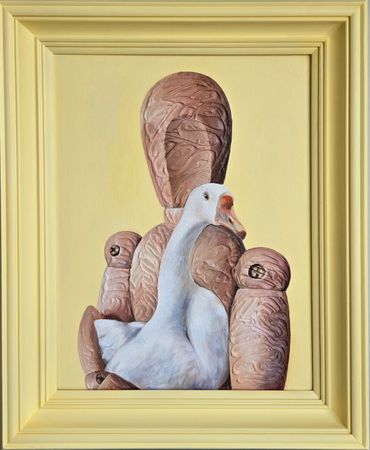 Ирина Александрова (Картина, живопись - 
                  40 x 50 см) Гусь