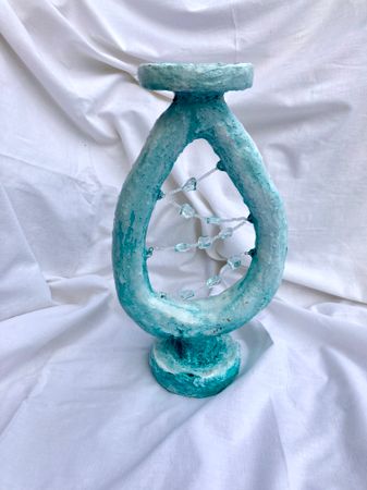 Валерия Головенкина (Скульптура - 
                  18 x 32 см) Подсвечник-трансформер "Drop"