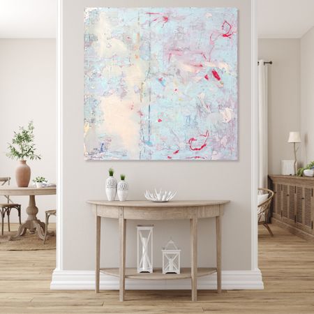 Анна Ганина (Картина, живопись - 
                  100 x 100 см) Утренняя тишина