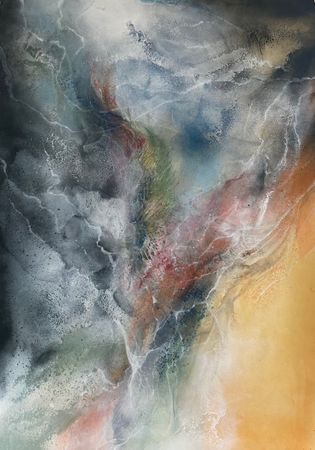 Алекс Корл (Авторская графика - 
                  70 x 100 см) Достучаться до небес