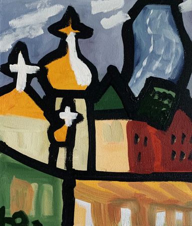 Юджин (Картина, живопись - 
                  24 x 30 см) Москоу 2024