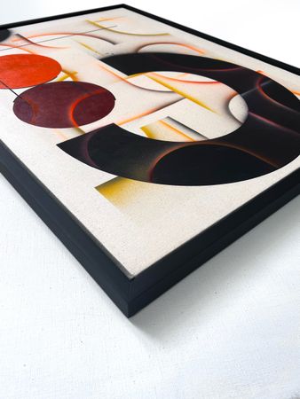 Ольга Рикун (Картина, живопись - 
                  60 x 80 см) Равновесие. Оранжевый
