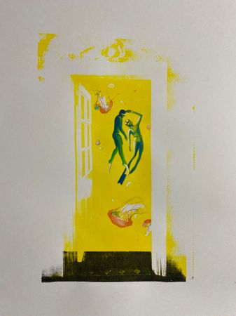 Надежда Воронцова (Графика печатная - 
                  29 x 40 см) Кислород. Сила притяжения