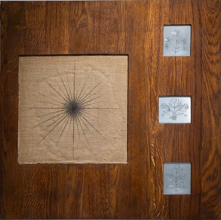 Слава Нестеров (Объект - 
                  59 x 59 см) Над звездами распускаются цветы