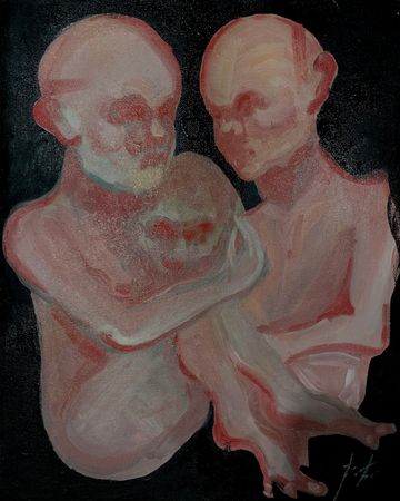 Виктория Бис (Картина, живопись - 
                  40 x 50 см) Born