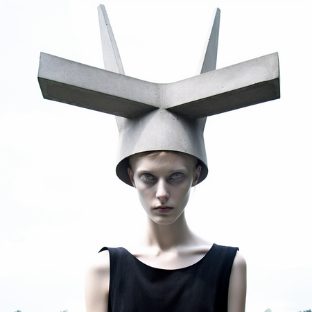 Наташа Дорогина (Фотография - 
                  100 x 100 см) Brutepunk AI#15