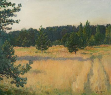 Николай Водолазский (Картина, живопись - 
                  70 x 60 см) Тихие травы августа