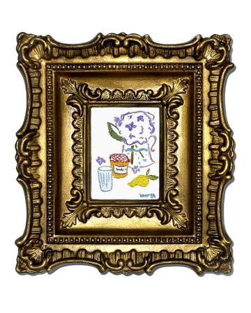 Катя Афонина (Авторская графика - 
                  15 x 18 см) Bonne Maman