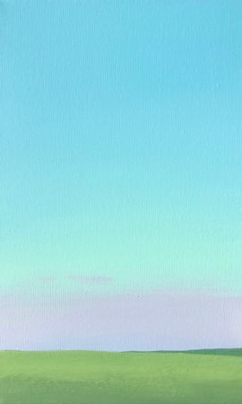 Александра Савина (Картина, живопись - 
                  25 x 40 см) Поляна